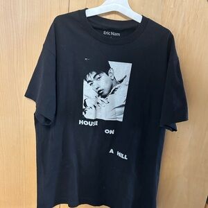 Eric Nam Black Graphic Long Sleeve Tee - 'House on a Hill'